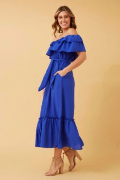 MAXINE OFF SHOULDER MAXI DRESS -Printedcarpetus 9c902fd91cb31d9064716983c0e4e4bf