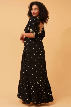 CHRISTINA SEQUIN POLKA DOT MAXI DRESS -Printedcarpetus 9d3e2eee5c32236d54fa54062b04a73d