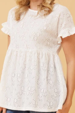 Stella BABYDOLL LACE TOP -Printedcarpetus 9da0bd12095f1f095e93295dcf805069