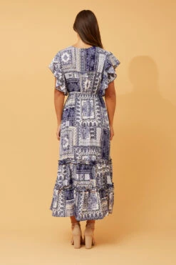 GEMALLA PATCHWORK BOHO MAXI DRESS -Printedcarpetus 9f15798ef4d9aa6435dc06f19896c893