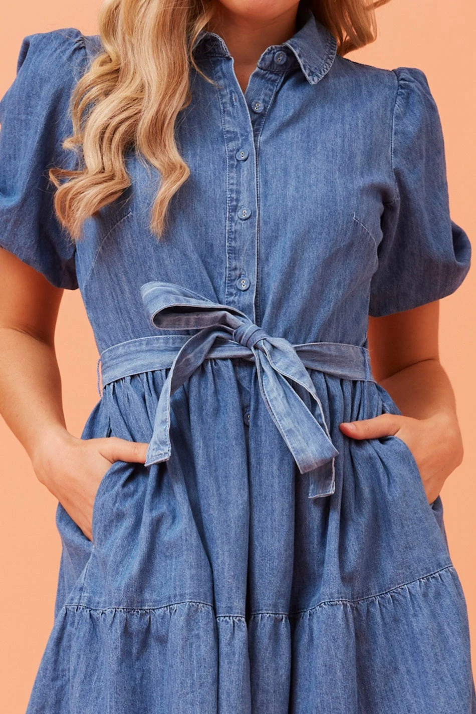 ROSALINDA DENIM SHIRT DRESS 6 ROSALINDA DENIM SHIRT DRESS - Image 4