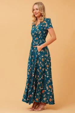 MEGAN FLORAL MAXI DRESS 13 MEGAN FLORAL MAXI DRESS -Printedcarpetus a0caff697ae943ba137eab0fc4ada184