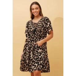 HONDA LEOPARD BABYDOLL DRESS -Printedcarpetus a0e4b059d1025cf94c66c6de11914aa0