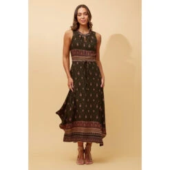 ALLY PAISLEY BOHO MAXI DRESS -Printedcarpetus a19c029cf046924509072be486001363