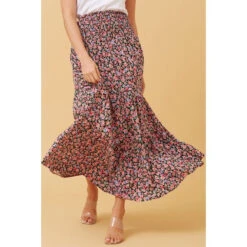 BETTINA FLORAL BOHO MAXI SKIRT -Printedcarpetus a1c1696e97a12ef013847b5337977351