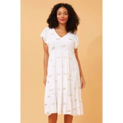 RANI SEQUIN DETAIL TIERED DRESS -Printedcarpetus a2d71ebbd866d0ff006ca00d4753ff20