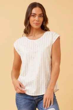 SHELLY FOIL PRINT SHELL TOP -Printedcarpetus a2ef93a6753e34a39c71db3b5c889006 8a126093 6adb 4e67 bc4a 44df49586a46