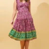 KIRAN FLORAL BOHO DRESS -Printedcarpetus a575e117746a3ed34aefd16dabe5c1df
