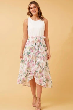 EADIE FLORAL MIDI DRESS -Printedcarpetus a5e0eaf9e17d4b7be592cf3ecaf77a8a