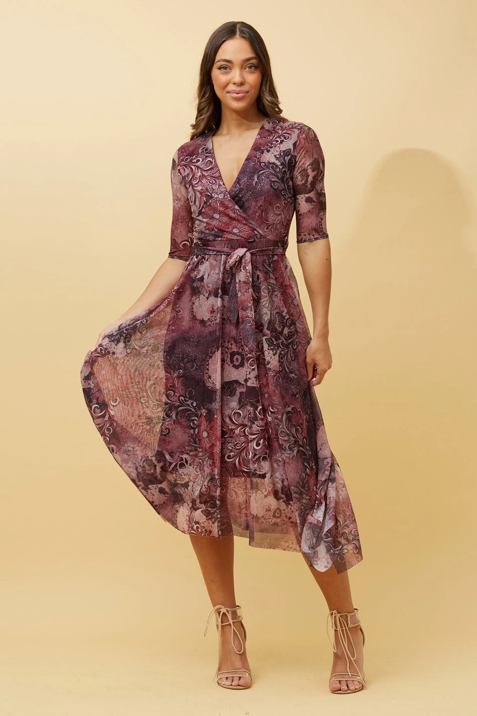 LUELLA FLORAL MIDI DRESS 3 LUELLA FLORAL MIDI DRESS