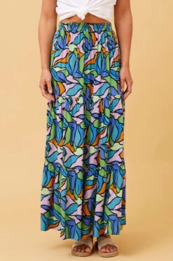 DORIAN ABSTRACT PRINT MAXI SKIRT -Printedcarpetus a70327422fb8c680248947e2231028b7 da614b9a 45e4 46bc a67f 6e15f68dd556