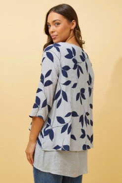 KIMMI DOUBLE LAYER TOP -Printedcarpetus a72ed300dc859af6b24a9a67d6d88b24