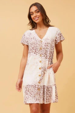 SHILOH ANIMAL PRINT SHORT DRESS
