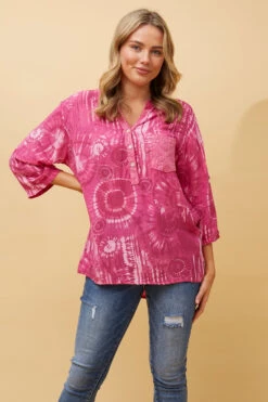 ROSETTA SEQUIN TIE DYE DETAIL TOP -Printedcarpetus a99d7bedf2085451ddd04f7bda4138a2