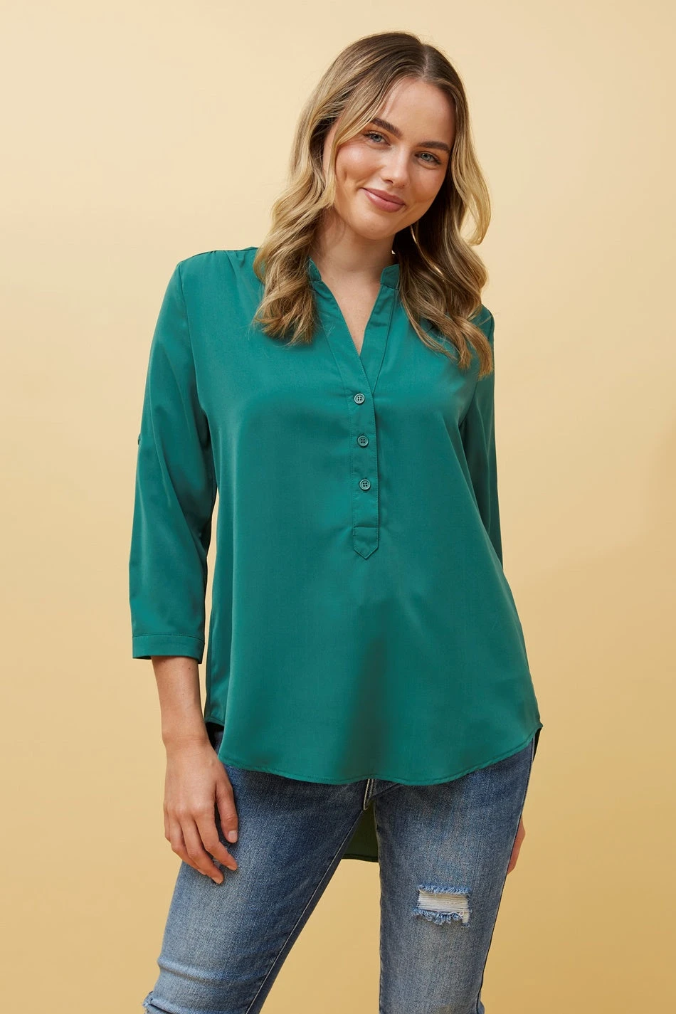 ROMINA SOLID BLOUSE 18 ROMINA SOLID BLOUSE - Image 16