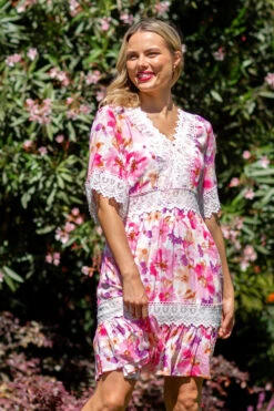 LAYLA LACE TRIM FLORAL DRESS -Printedcarpetus a9f86b5d2f73ea4afd930e2fbd6adf6a 81095560 5774 4c06 916f d43b449aa118