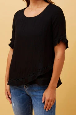 JAYDON LACE TRIM TOP 26 JAYDON LACE TRIM TOP -Printedcarpetus aa72532f6e77d4e16a81e5bce3b75c58