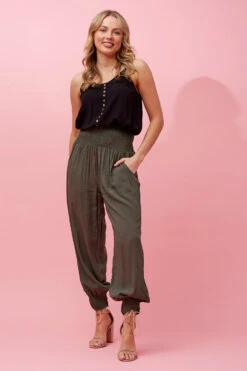 DARCY SOLID HAREM PANTS -Printedcarpetus aab58b45b94aad0e2d5f534069b4b0de