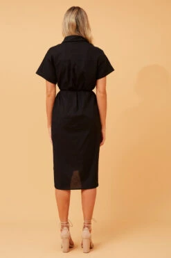 GERALDINE LINEN SHIRT DRESS -Printedcarpetus ab1687335af434a19b7cf6c427ee03d9