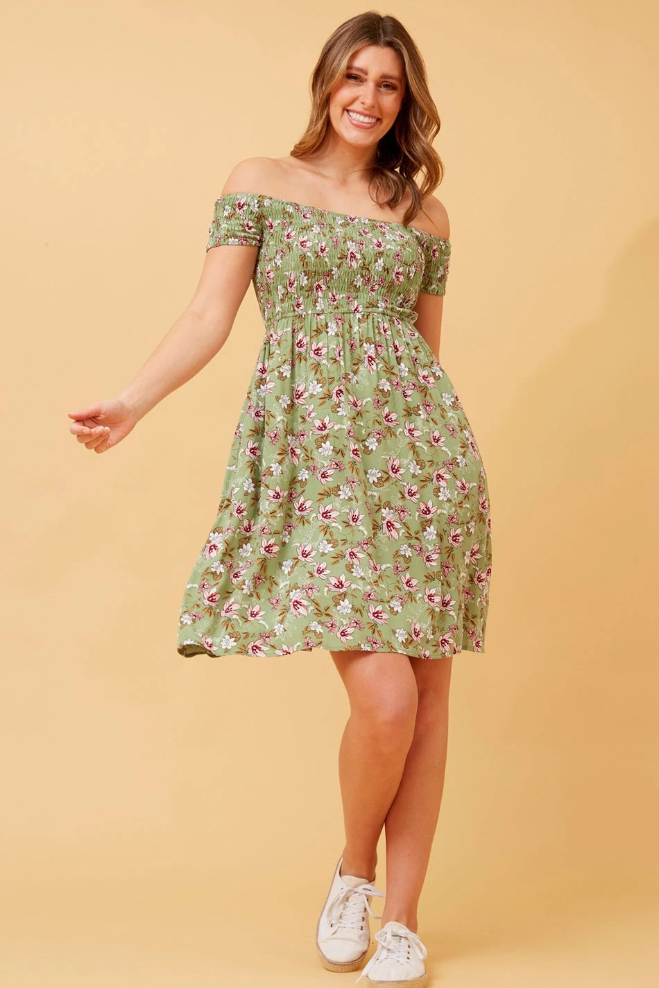 ROBIN FLORAL SHORT DRESS 6 ROBIN FLORAL SHORT DRESS - Image 4