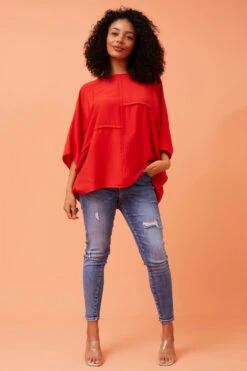 YURI OVERSIZED TOP -Printedcarpetus ab617f1fa9e9a296b833aebd77a48ac3