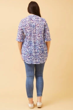 BONDI ABSTRACT BOHO BLOUSE -Printedcarpetus abb6360f34bc6f93487ea35e28cd1092