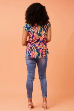 SHELLY ABSTRACT BOHO TOP -Printedcarpetus ac7e23283e2d705a20cb55cf32a6e585