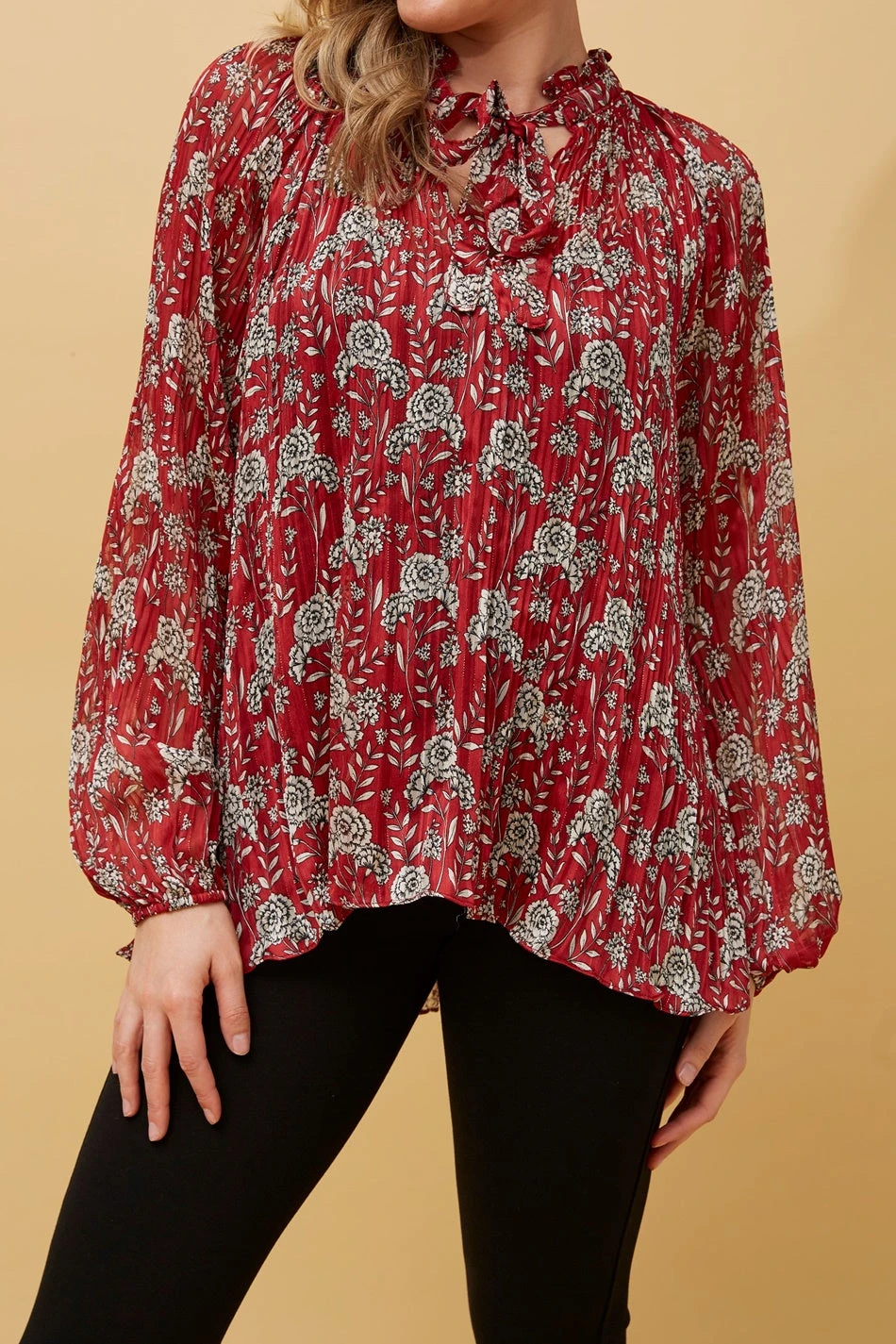 PETA PLEATED BLOUSE 8 PETA PLEATED BLOUSE - Image 6