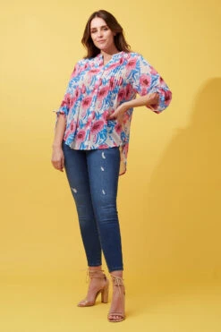 FLORAL PLEATED BLOUSE -Printedcarpetus ad682d99cbd8689348b936c4111536e2 84b954b4 69e4 4f5c b78b 5ac902a99b64