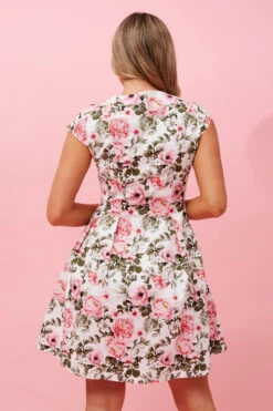 ZHALA FLORAL ZIP FRONT DRESS 18 ZHALA FLORAL ZIP FRONT DRESS -Printedcarpetus adcfbc334cb0b48efd73b9b892f662d5