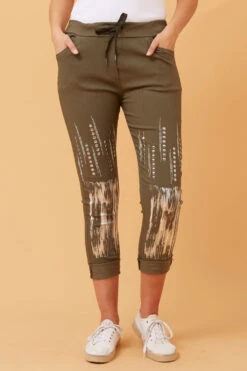 JANJA EMBELLISHED JOGGERS -Printedcarpetus ae43d569db7e5037ae48af1b1c91ba44