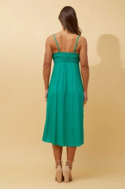 CHANTELLE LINEN MIDI DRESS -Printedcarpetus aea012fb18a5520560beb6cb51116349