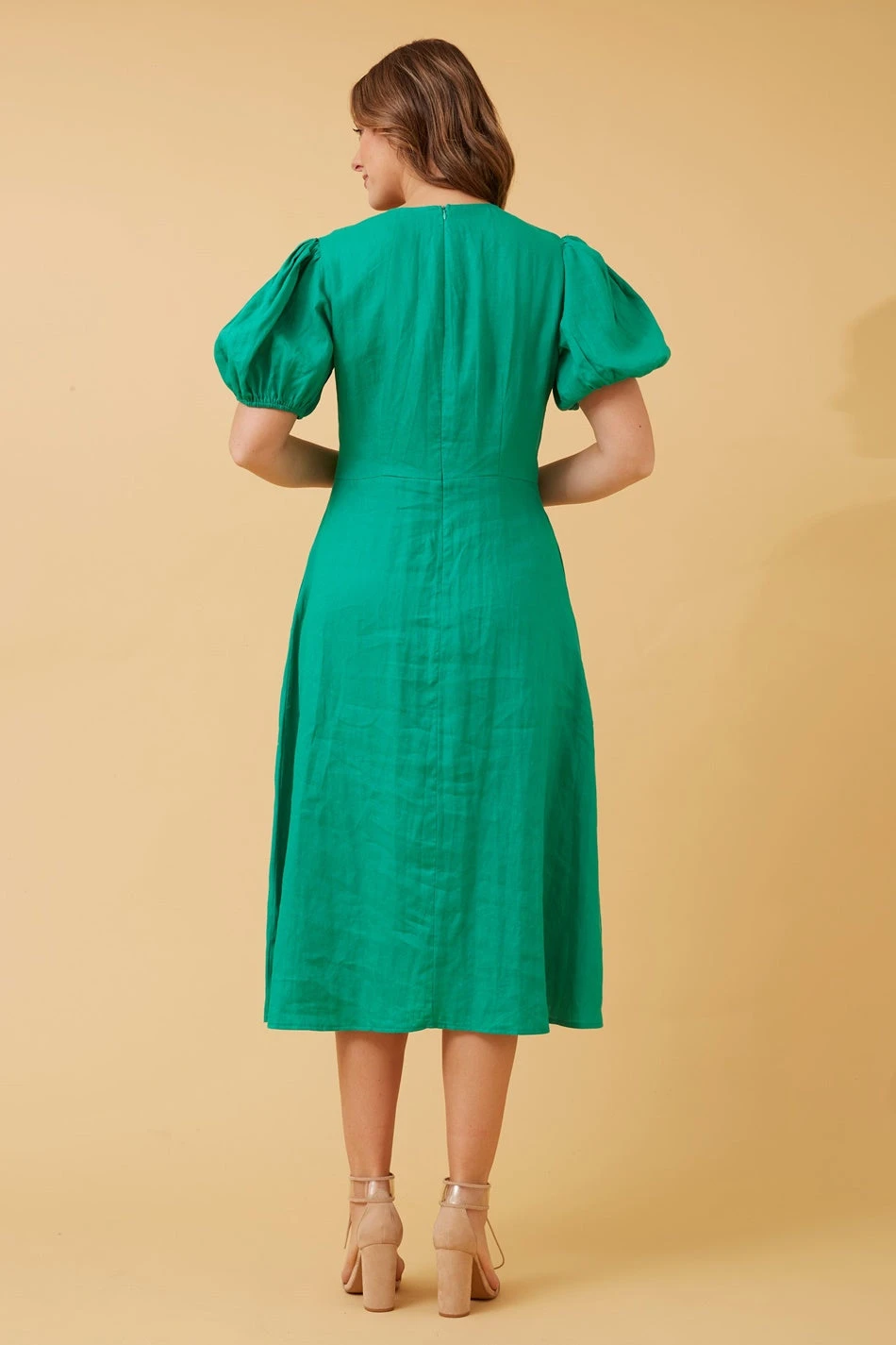 ALINA LINEN MIDI DRESS 9 ALINA LINEN MIDI DRESS - Image 7