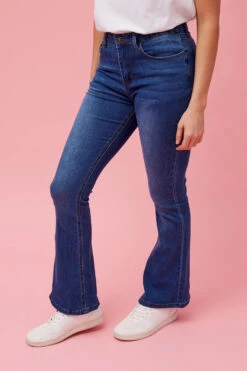 JOYBELLE BOOTCUT DENIM PANTS -Printedcarpetus b047a45115e72f6b678de698623aef80