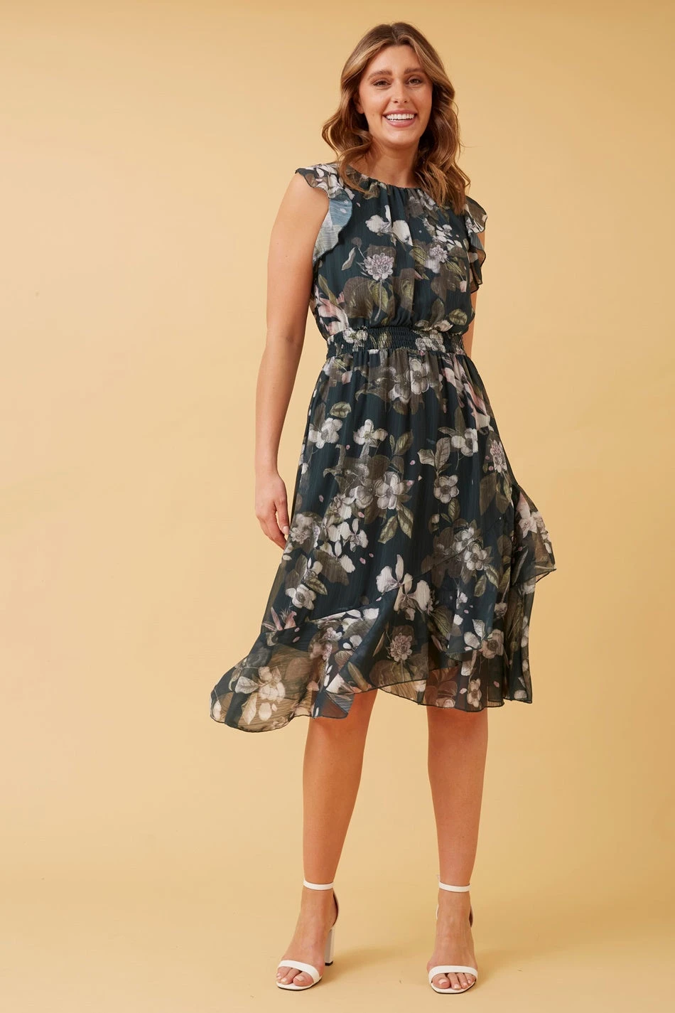 LOLA FLORAL MIDI DRESS 5 LOLA FLORAL MIDI DRESS - Image 3