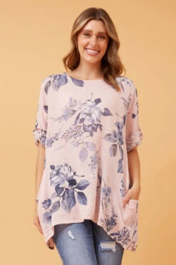 CIA FLORAL TUNIC TOP -Printedcarpetus b115f9fa8a661acfbc40ff3ecd2090d6