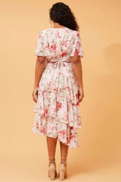 WINDSOR FLORAL MIDI DRESS -Printedcarpetus b13b40c1d49585724e52a202af11cf2c
