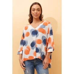 ASHER OVERSIZED POLKA DOT TOP -Printedcarpetus b1ad1f8bbe8a598cd5ec5fb6de78e105
