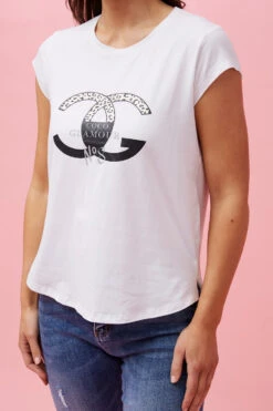 COCO GLAMOUR TSHIRT -Printedcarpetus b1c2cc3f8a126241a6da6047321e0bc5