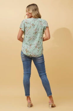 ROMY FLORAL BLOUSE -Printedcarpetus b1d8d48e45e8f4700e6b3fd5e0788fc1