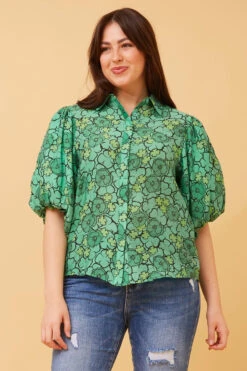WILKIE PUFF SLEEVE FLORAL SHIRT 18 WILKIE PUFF SLEEVE FLORAL SHIRT -Printedcarpetus b21d0469a75b281c49ec487b481e02a4