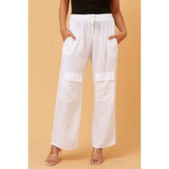 WYATT LINEN PANTS -Printedcarpetus b31e2b9c63b8552d9ca7c4420e9e0327