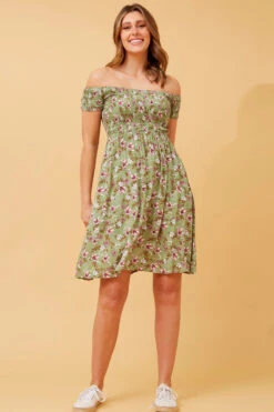 ROBIN FLORAL SHORT DRESS