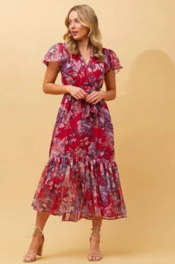 DAWN FLORAL TIERED MIDI DRESS -Printedcarpetus b4d4c3dad9038396141425f3ee0ea10e c1148f9b dc74 408d 83a4 deb9e6495a8f