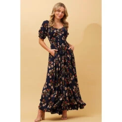 DAISY FLORAL BOHO MAXI DRESS -Printedcarpetus b4e10505cbb078ba90a2ea65078e379d