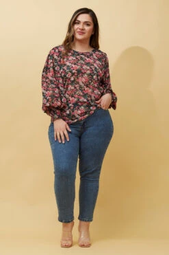 CLASSIC FLORAL BALLOON SLEEVE BLOUSE 12 CLASSIC FLORAL BALLOON SLEEVE BLOUSE -Printedcarpetus b51fcaa637f2704c0aa464e37cecd968