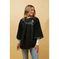 ROZ OVERSIZED PONCHO -Printedcarpetus b52066f51f8e69cebf7892f581c93edc