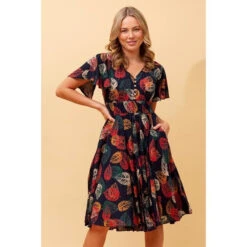 SANDY BOHO SHORT DRESS -Printedcarpetus bb1835ffdfe246f0897984c62b8feef3