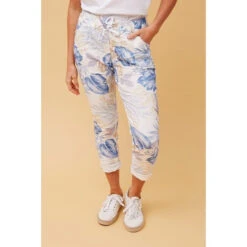 JANJA TROPICAL PRINT JOGGERS -Printedcarpetus bc1d61b69c4afe110aae5d225e41c8d2