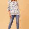 RUMI DOUBLE LAYER FLORAL TOP -Printedcarpetus bcafee775c46bebbc45e1a1abdcf12f0